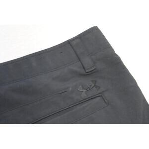 Under Armour Golf Shorts HeatGear Loose Black Flat Athletic 10" INS Mens Sz 38
